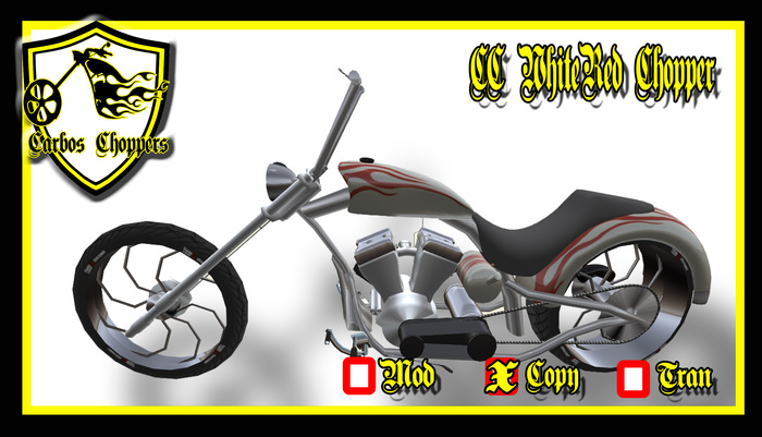 CC WhiteRed Chopper (Boxed)