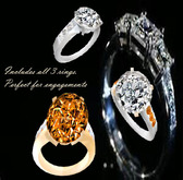 Diamond Elegance Amber Set Boxed