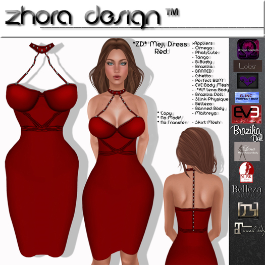 *ZD* Meji Dress Red