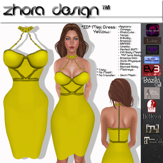 *ZD* Meji Dress Yellow