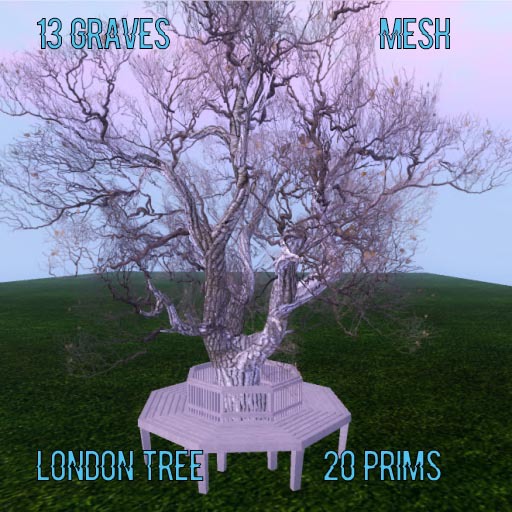 *13 Graves* London Park Bench (Boxed)