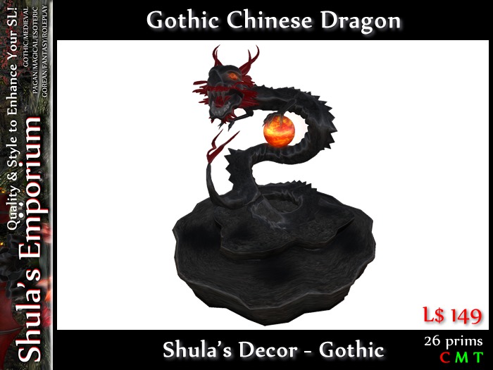 Shula's Gothic Dragon 4 - Chinese (No Copy/Mod/Trf)