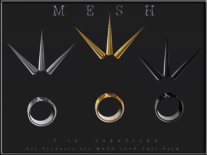 T-3D Creation [Button] MESH - Full Perm