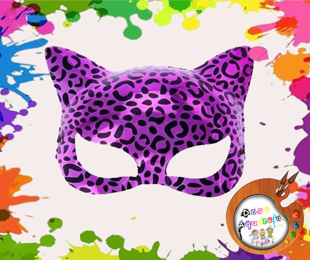 {**}DOCE AQUARELA{**} Mascara Oncinha roxa