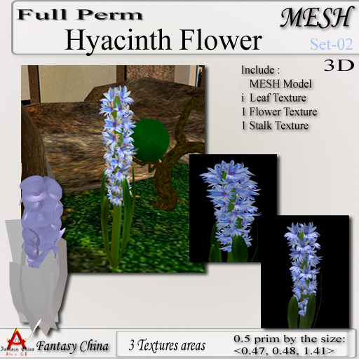 Full Perm Hyacinth Flower set 2