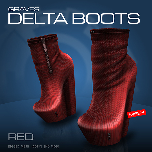GRAVES Delta Boots - Red