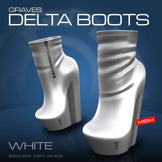 GRAVES Delta Boots - White