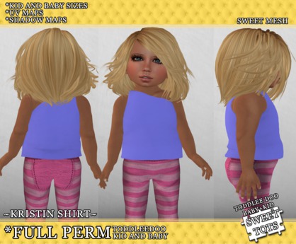 Second Life Marketplace - FULL PERM ~*Sweet Tots*~ Kristin Shirt