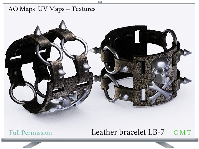 Leather bracelet LB-7 Full Permission
