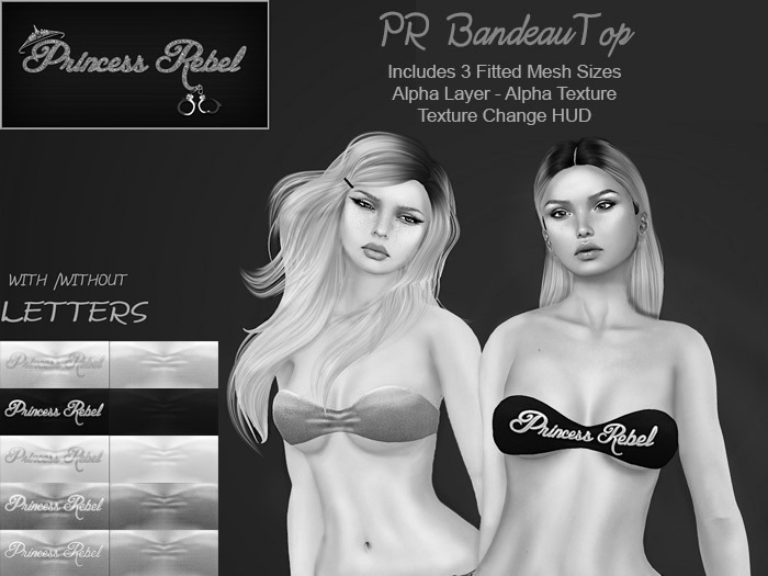DEMO Princess Rebel - PR Mesh Bandeau Top