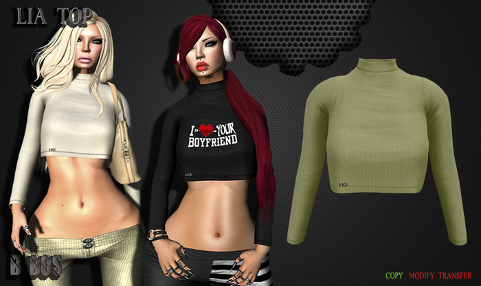 B BOS -Lia Top-Green-
