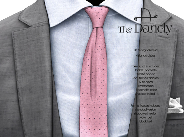 [Deadwool] The Dandy - formal jacket - grey