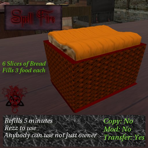 Bread Basket (spellfire food) <SF>