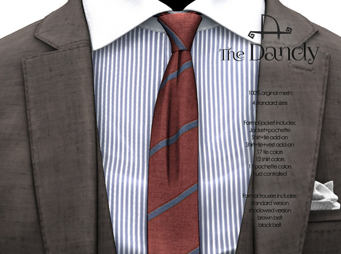 [Deadwool] The Dandy - formal jacket - brown