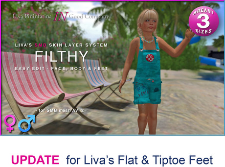 Second Life Marketplace - -SMB FILTHY skin layers system | Fit all SMB ...