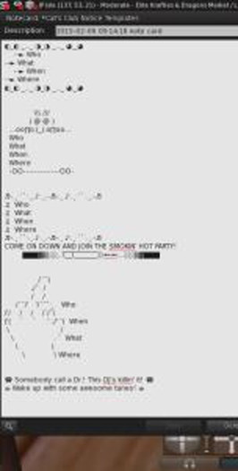 *Cat's Club Notice Templates