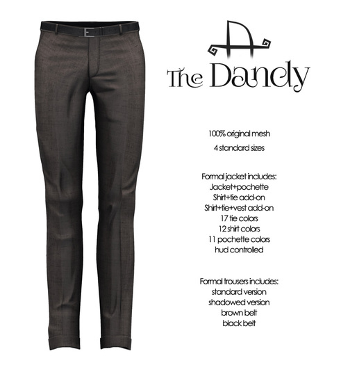 [Deadwool] The Dandy - trousers - brown