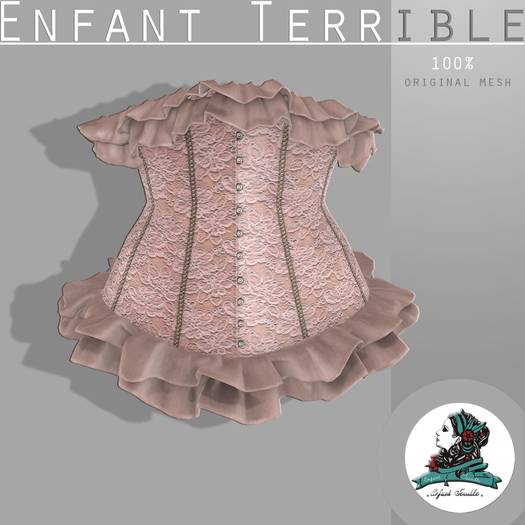 .Enfant Terrible. Rosalies Corset Rose