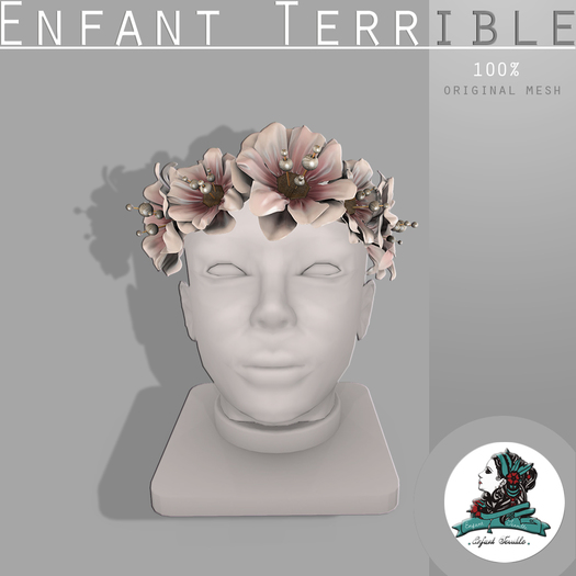 .Enfant Terrible. Rosalies Headpiece Rose