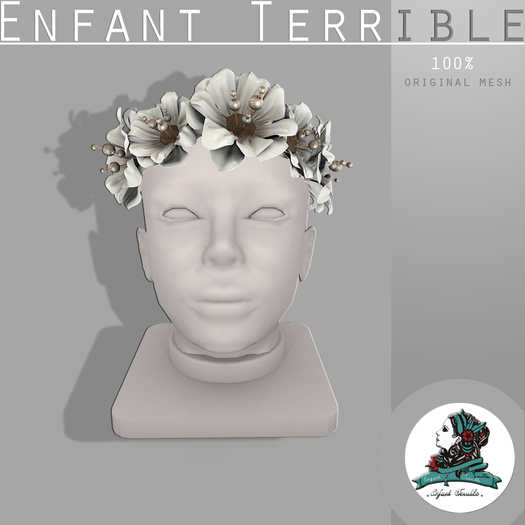 .Enfant Terrible. Rosalies Headpiece Snow