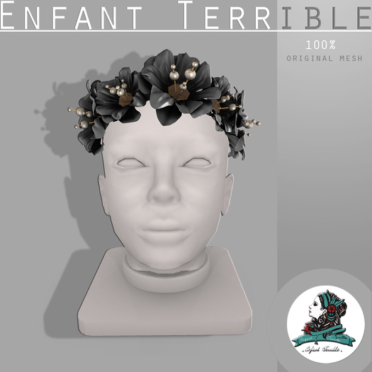 .Enfant Terrible. Rosalies Headpiece Black