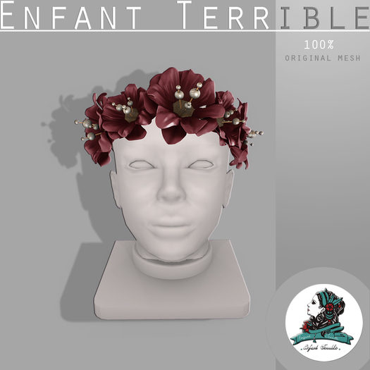 .Enfant Terrible. Rosalies Headpiece Red