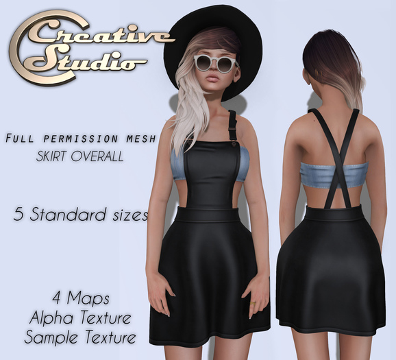 - CREATIVE STUDIO - Skirt Overall 