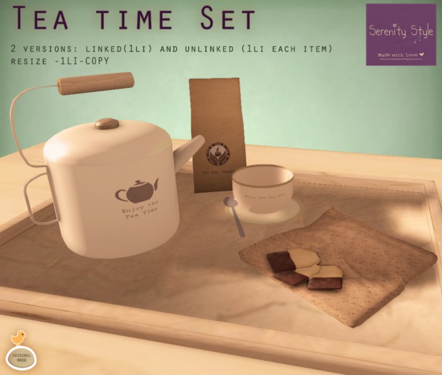 Serenity Style- Tea Time Set