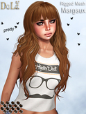 =DeLa*= Mesh Hair "Margaux" Browns