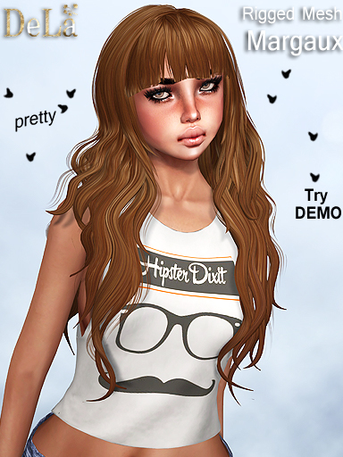 =DeLa*= Mesh Hair "Margaux" Demo