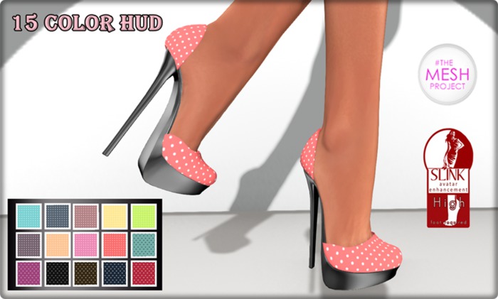 Lady Slipper Dots TMP & SLINK