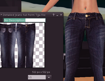 *HB*Detailed Jeans Full Perm TGA File