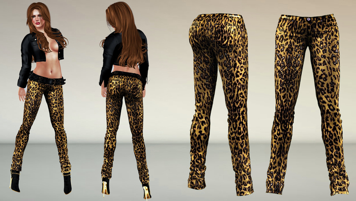 Jeans Mesh Metalic Tiger Mesh