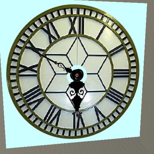Glass Face King Clock