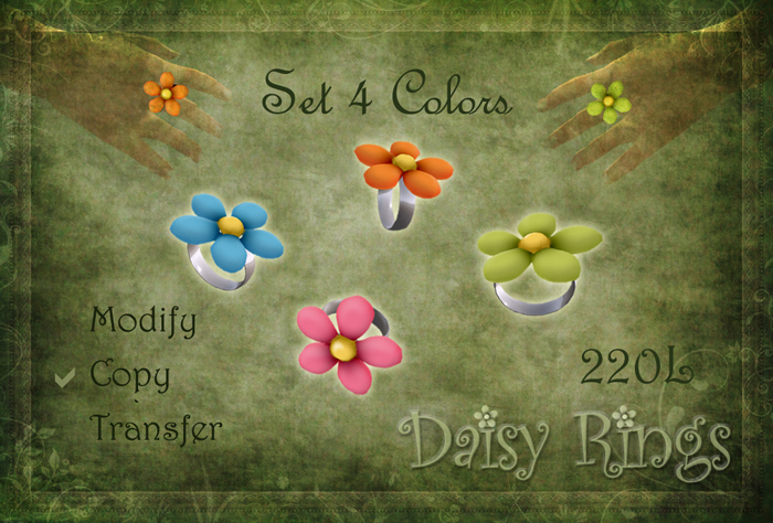 Mae Daisy Rings (full set)
