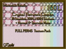 *Kushi* Crystal Network Combo Beaded & Jewelled Seamless Textures Materials Ready Full Perms 1024x1024 Tileable