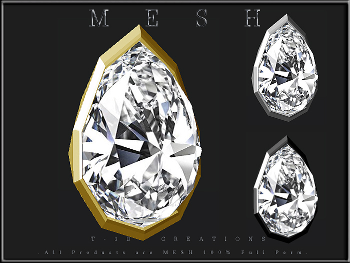 T-3D Creations [ For Jewelry 015 ] Micro MESH - Full Perm -