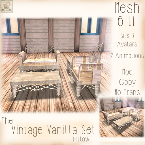 ~ASW~The Vintage Vanilla Set~Yellow