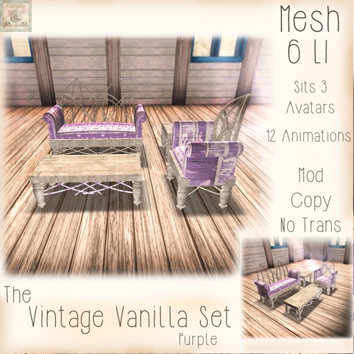 ~ASW~The Vintage Vanilla Set~Yellow