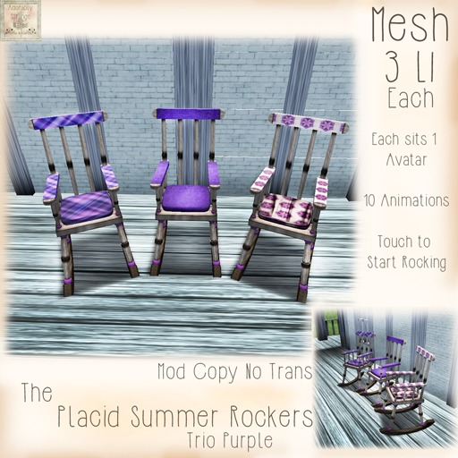 ~ASW~ The Placid Summer Rockers~Green