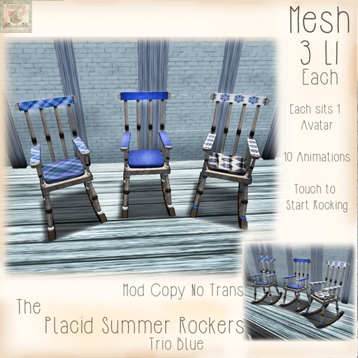 ~ASW~ The Placid Summer Rockers~Green