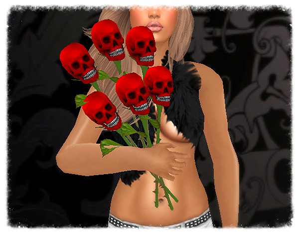 Red Skull Roses Set(Wear)