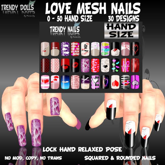::*TD*::Love Nails Mesh
