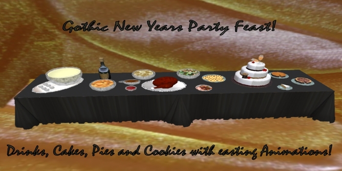 Gothic New Years Party Feast 