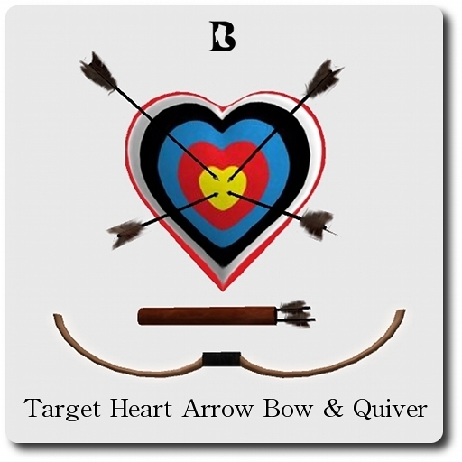 Blackburns Target Heart Arrow Bow & Quiver