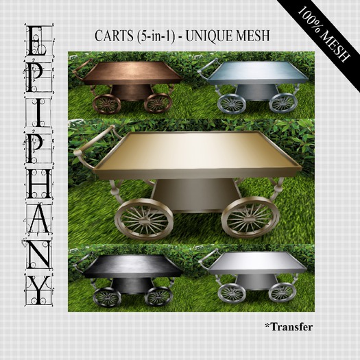 Carts 5-in-1 (100% Unique Mesh)