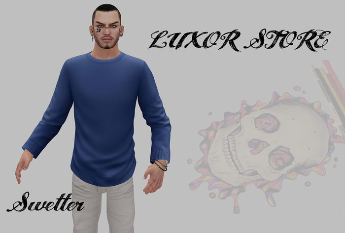  Sweater Blue MESH