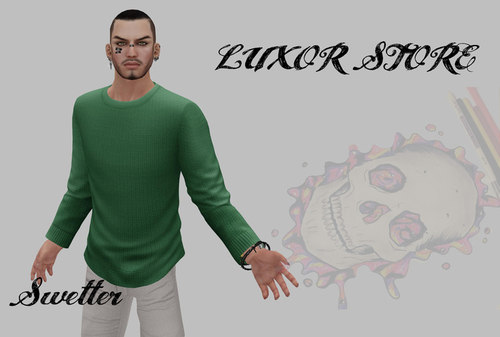  Sweater RR Green MESH