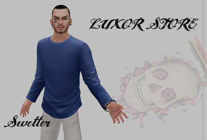  Sweater RR Blue MESH