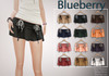 Blueberry lorie folded skirts